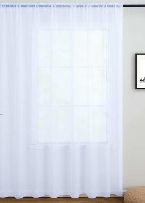 Extra-Long Sheer Sheer Curtains